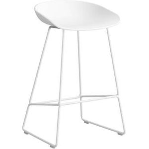 HAY About a Stool AAS38 Barkruk - H 65 cm - White Steel - White