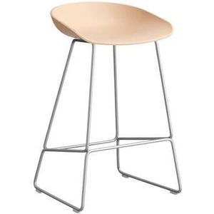 HAY About a Stool AAS38 Barkruk - H 65 cm - Steel - Pale Peach