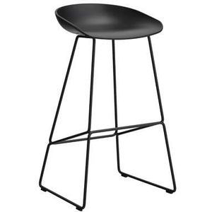 HAY About a Stool AAS38 Barkruk - H 75cn - White Steel - Black