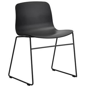 HAY About a Chair AAC08 Stoel - Black Steel - Black