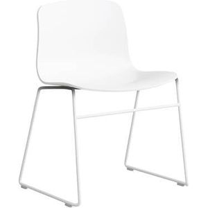 HAY About a Chair AAC08 Stoel - Black Steel - White