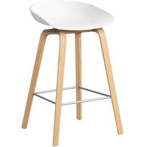 HAY About a Stool AAS32 Barkruk - H 65 cm - Oak - White