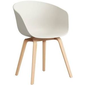 HAY About a Chair AAC22 Stoel - Soaped Oak - Melange Cream