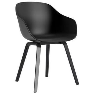 HAY About a Chair AAC222 Stoel - Black Oak - Black