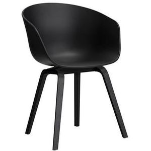HAY About a Chair AAC22 Stoel - Black Oak - Black