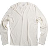 Nn07 - Wafel Gebreid Longsleeve Shirt - Wit - Heren