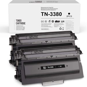 G&G TN3380 Toner Compatibel met Brother TN-3380 Tonercartridge zwart 2 stuk(s) Huismerk