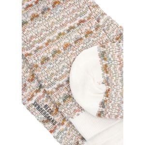Becksondergaard - Athena Long Sock - Sokken - Oranje Groen Wit - Textiel
