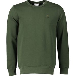 Trui KnowledgeCotton Apparel Men Erik Basic Badge Sweat Forrest Night