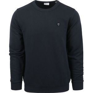 KnowledgeCotton Apparel Elm Trui Donkerblauw - Maat XL - Heren - Pullovers