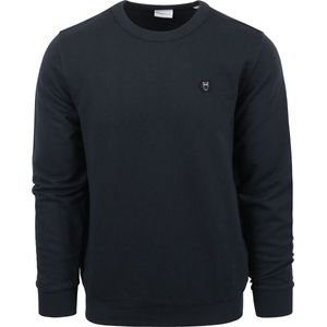 KnowledgeCotton Apparel Elm Trui Donkerblauw - Heren - Pullovers