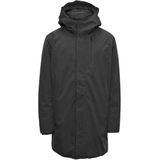 Knowledge Cotton Apparel - Climate Shell Jacket - Zwart - Softshell