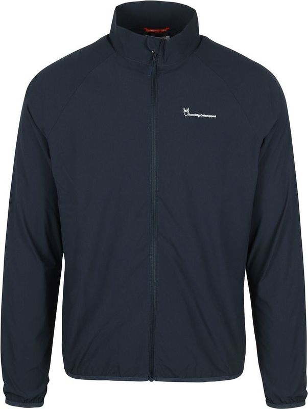 KnowledgeCotton Apparel Basswood Jas Donkerblauw