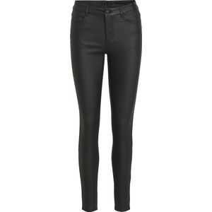 VILA - Gecoate Jeans - Zwart - Stretchmateriaal