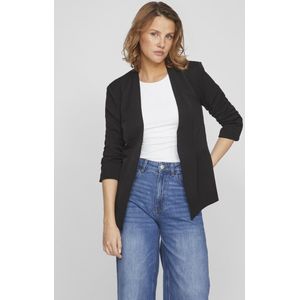 Vila Viher New 3/4 Blazer/Su -Noos Blazer voor dames, Veelkleurig (zwart)