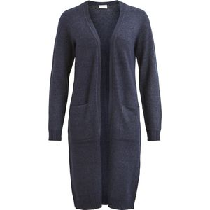 Gebreid Vest - Split Hals - Lange Mouwen - Viscose/Polyester/Nylon