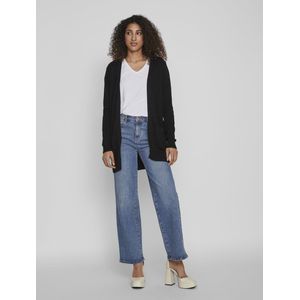 Vila - Viril - Cardigan - Zwart - Viscose/Nylon/Polyester