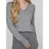 Vila - Ril - Gebreide Trui - V-hals - Lange Mouwen - Viscose/Polyester
