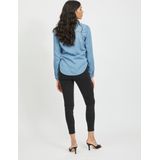 Vila Vibista Denim Shirt/Su Noos Dames Blouse