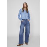 Vila Vibista Denim Shirt/Su Noos Dames Blouse