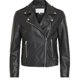 Vila Lederimitatjacke VICARA COATED JACKET - NOOS mit Biker Details