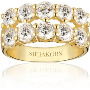 Sif Jakobs Jewellery, Dames, Accessoires, Geel, Maat: 58 MM