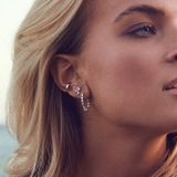 SIF JAKOBS JEWELLLERY ADRIA oorringen MEDIO EARRINGS SJ-E12235-PCZ-YG