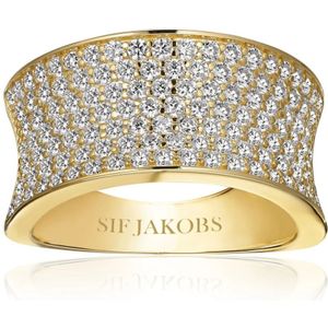 Sif Jakobs - Felline Concavo - Ring - Goud - Zilver - Zirkonia