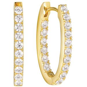 Sif Jakobs - Ellisse - Oorbellen - Goudkleurig - Zirkonia