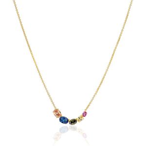 Sif Jakobs Jewellery, Accessoires, Dames, Geel, ONE Size, Ellisse Cinque Ketting