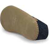 Glerups - Shoe Leather Sole - Pantoffels - Denim - Leder - Dichte Hiel