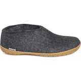 glerups dk Modell AR Unisex Volwassenen Vilten pantoffel,sloffen,slippers, zwart (charcoal),45 EU