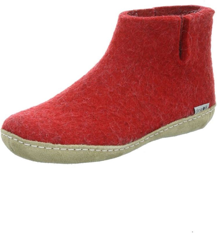 Glerups Low boot leather sole g 08-red
