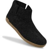 Glerups Low boot leather sole g 02-charcoal