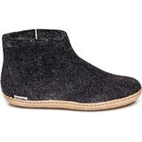 Glerups Low boot leather sole g 02-charcoal