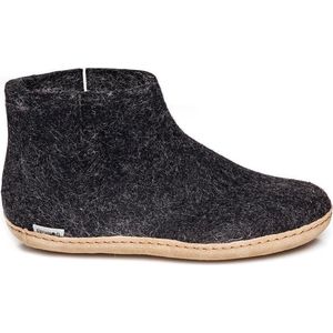 Glerups Low boot leather sole g 02-charcoal