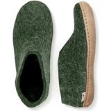 Glerups - A Shoe - Pantoffels - Vilt - Kalfsleren Zool