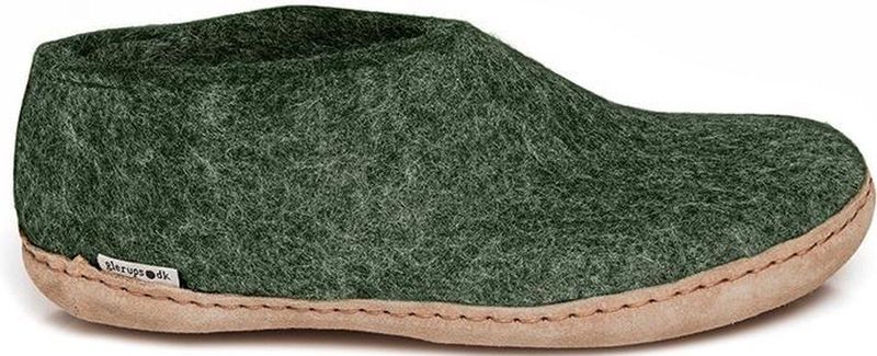 Glerups - A Shoe - Pantoffels - Vilt - Kalfsleren Zool