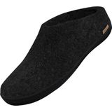 Glerups - Pantoffels - Zwart - Wol - Natuurlijke Rubber Zool