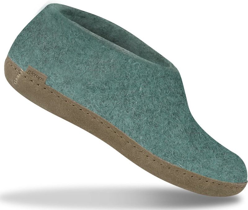 Glerups A-11 Sloffen - Blauw - Viltschoen van 100% Natuurwol