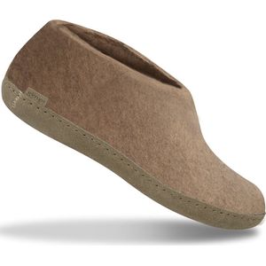 Glerups A-12 Sand Sloffen - Beige - Viltschoen van 100% Natuurwol