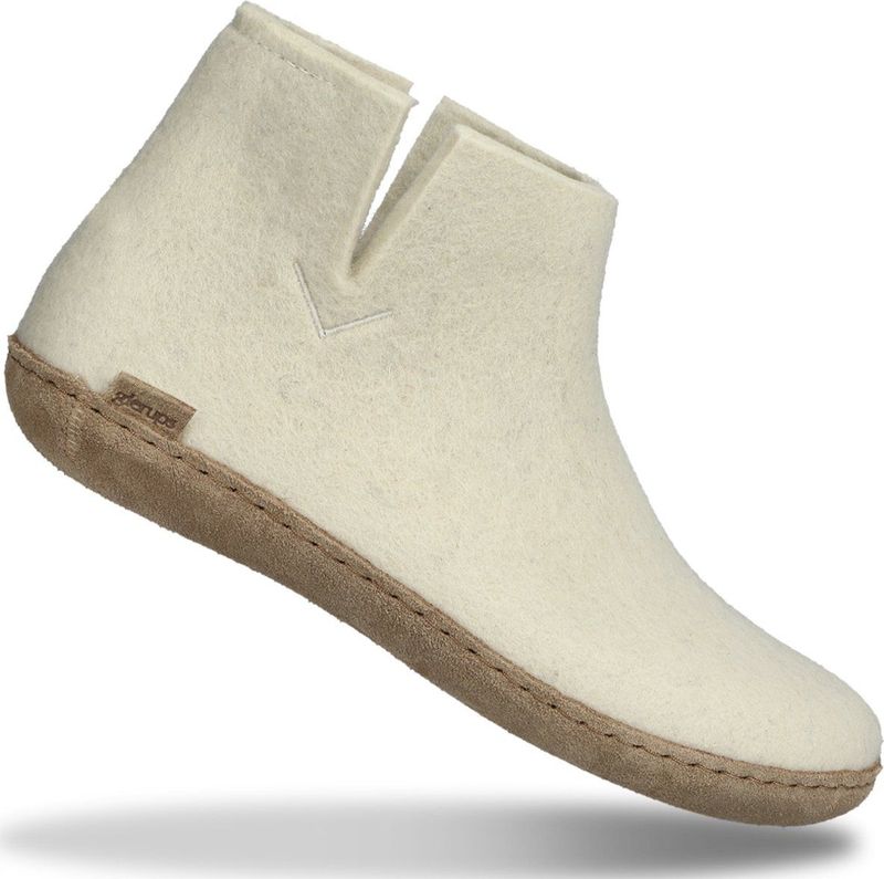 Glerups - Slip-on Leather Sole B - Pantoffel - Zwart - Open Hiel