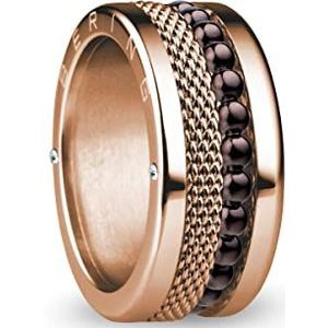 BERING Damen Ring in rosé gold glänzend - Arctic Symphony Collection mit Edelstahl - Donube 10