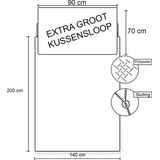 Paw Patrol - Dekbedovertrek - Roze - Polyester - 140x200 + 70x90