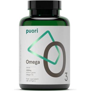 Puori - O3 - Omega 3 - Supplement - 120 softgels