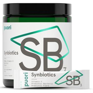 Puori - SB3 - Probiotica - Unieke combinatie van levende bacteriën, vezels en vitamine C - 30 porties