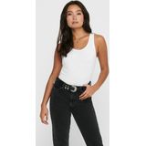 Only - Basic Tanktop - Zwart - Katoen/Elastaan