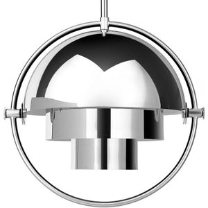 Gubi hanglamp Lite, Ø 27 cm, chroom/chroom