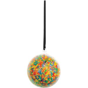 Colorations - Vulbaar Ornament Transparante Bal, Set van 12