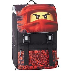 LEGO Ninjago uittrekbare schoolrugzak, uniseks, voor kinderen en jongeren, rood, 32 l, Rood